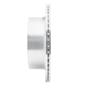 Mitsubishi Montero Brake Rotor (1) - Rear Left - R1 Concepts - Drilled & Slotted - Silver - `15-`17